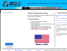 Tablet Screenshot of nationalcopycartridge.com